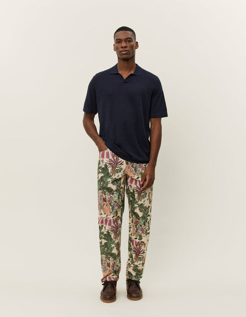 LES DEUX EMMANUEL KNIT POLO